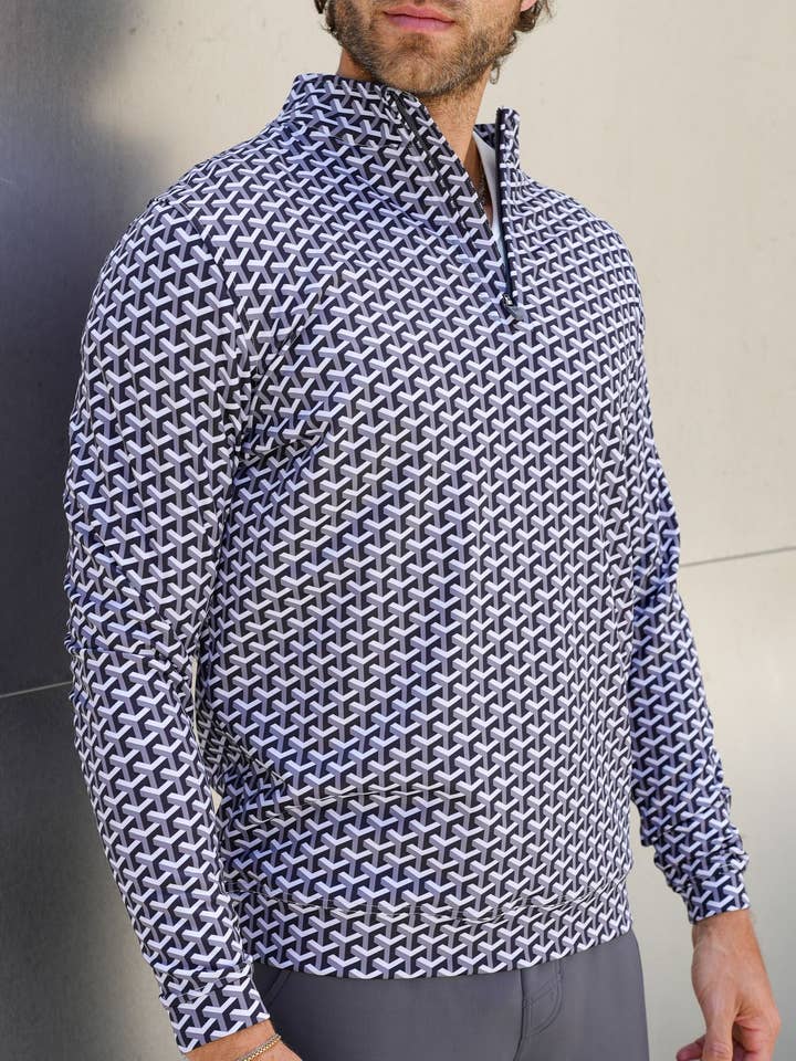 USA Palm - Wholesale Sweatshirt - Unisex - Cloud 1/4 Zip45