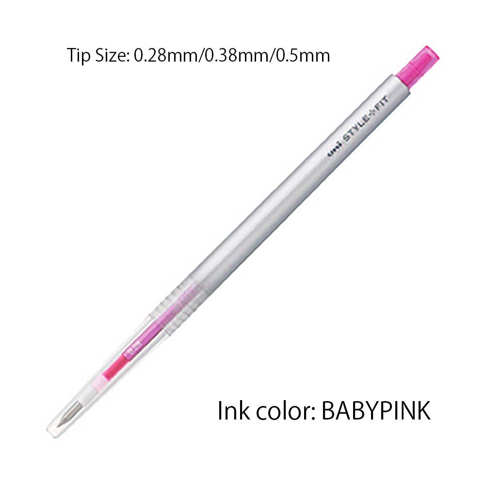 Hakubundo - Wholesale Pen - 【JAPANESE】UNI MITSUBISHI STYLE FIT SINGLE COLOR SLIM GEL PEN5