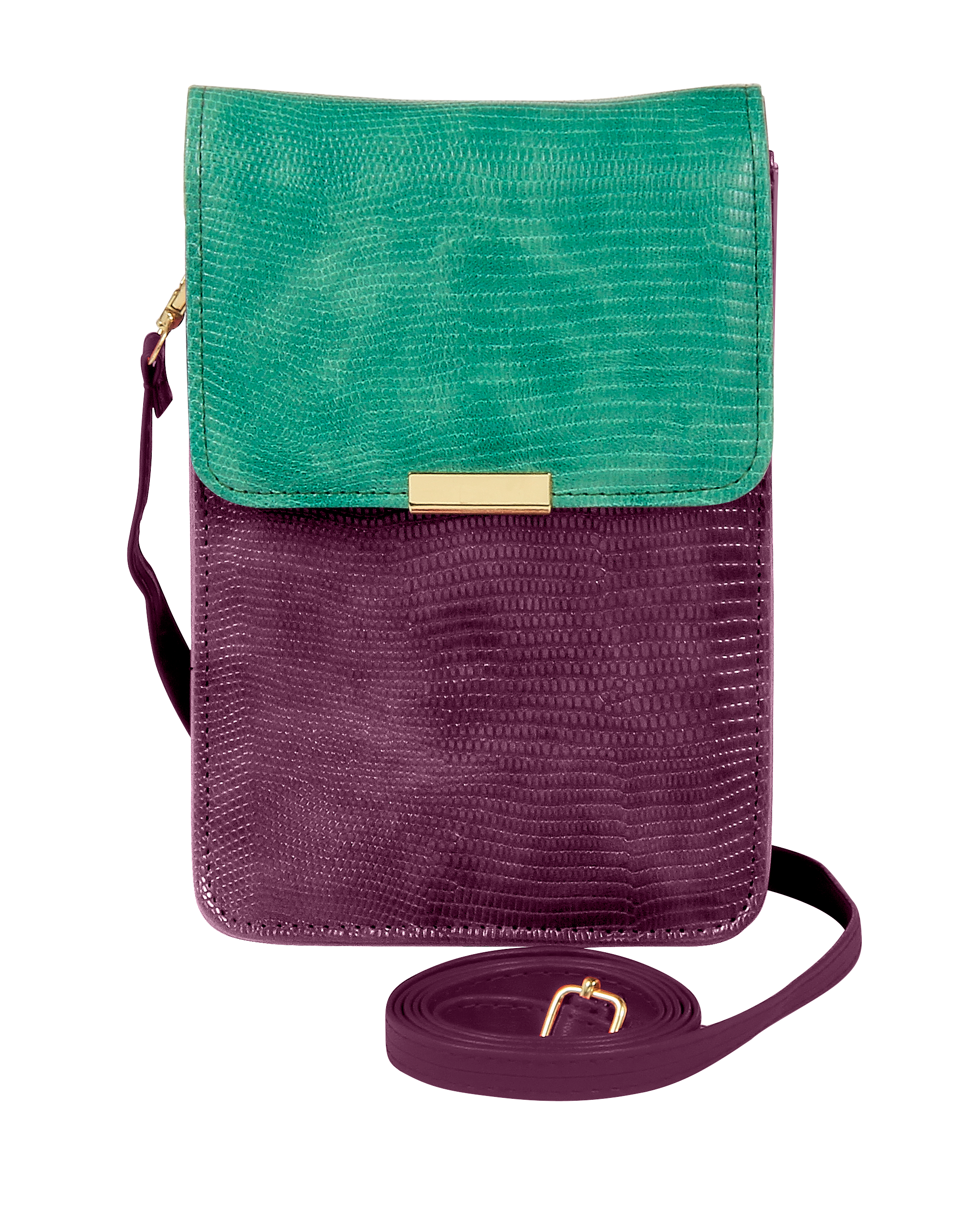 Kaleidoscope Accessories - Wholesale Crossbody Bag - Women's - Crossbody Twotone Armadillo Print Bag, 4 Assorted4