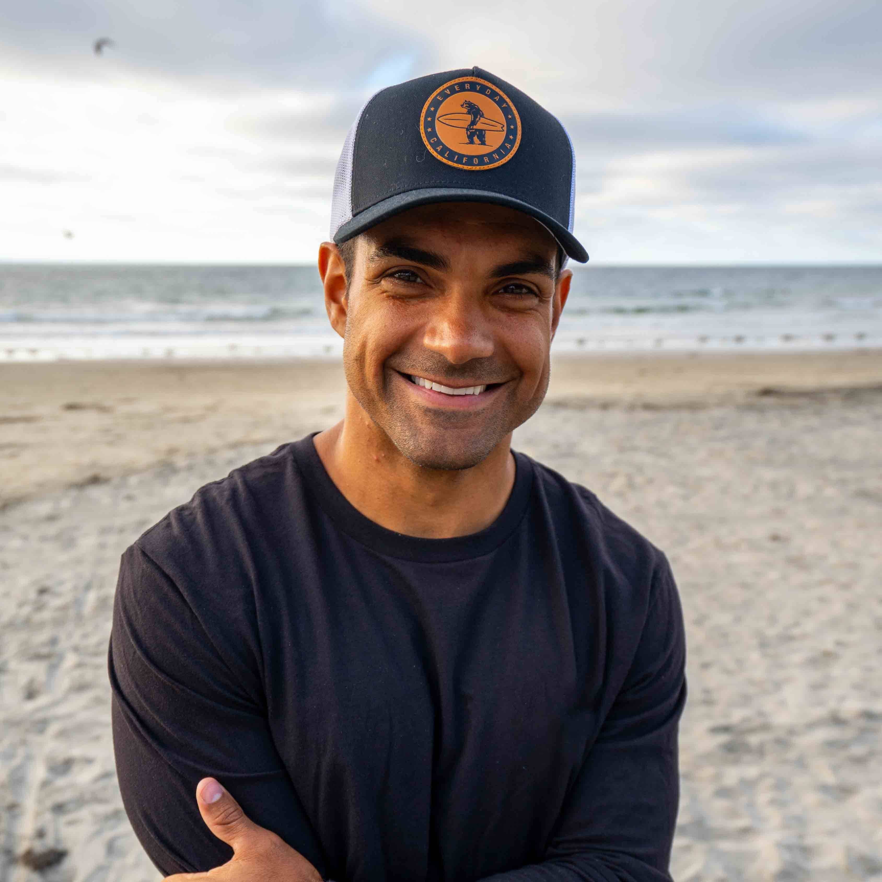 Everyday California - Wholesale Trucker Hat - Unisex - Marlin Snapback Hat - California Surfing Bear Trucker Hat10