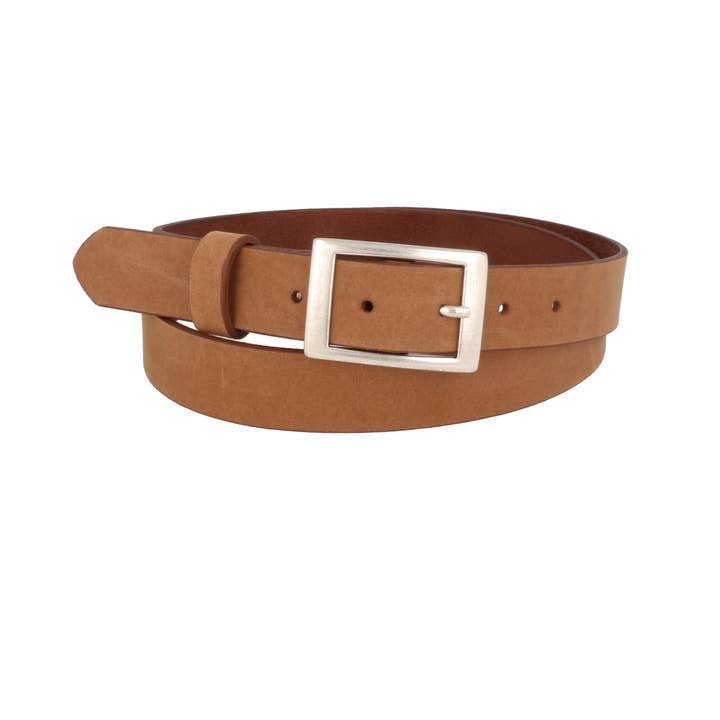 Gürtel Damen Leder Apollo Basic Cognac Hellbraun für den Großhandel von MGM Design e.K.