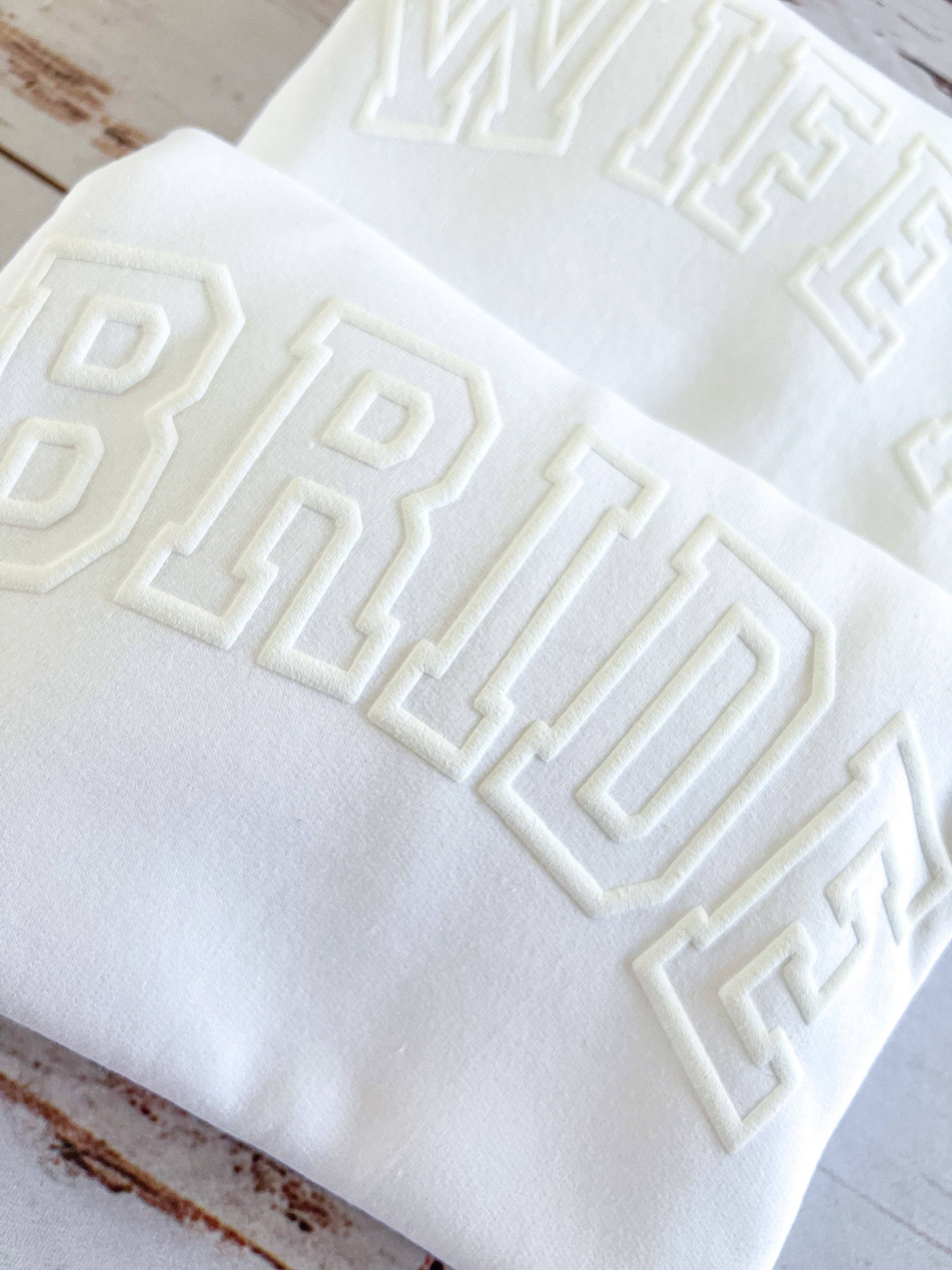 COTTON PRESS CO. - Vente Sweat-shirt à imprimés – femme - Sweat-shirt de mariée monochrome1