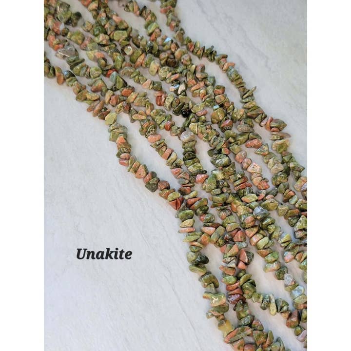 My Magic Place Shop - Wholesale Beads - Natural Gemstone Chip Beads Assorted Stone 32" Strand13