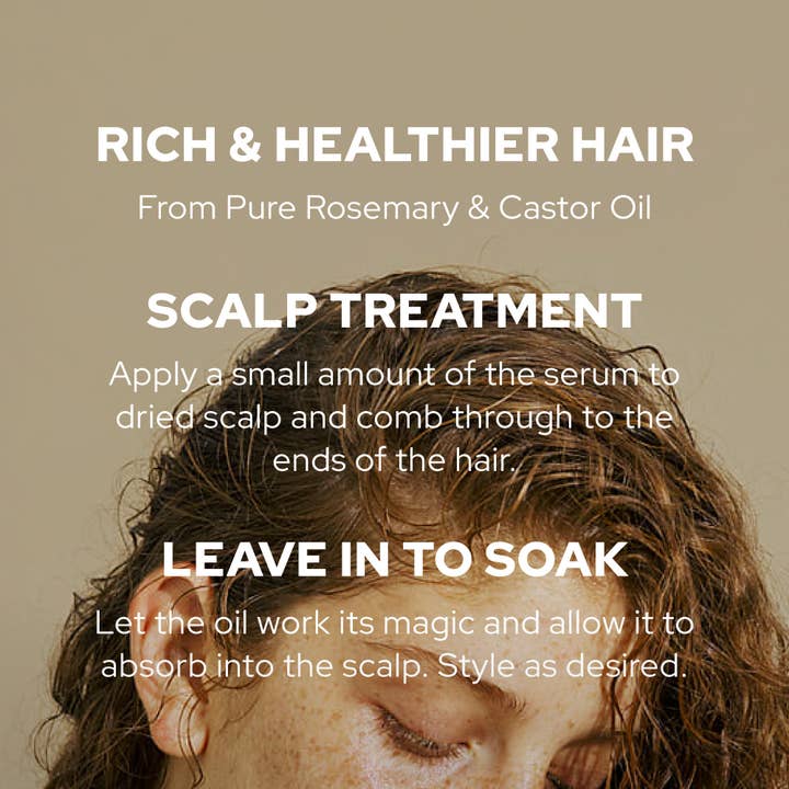 Plant of Life - Wholesale Hair Oil - Rosemary & Castor Oil | Hair Strengthen Nourish & Treatment 2