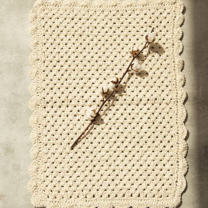 Really Nice Things - Wholesale Rug Pad - Knitted rug 60x90 (beige)1