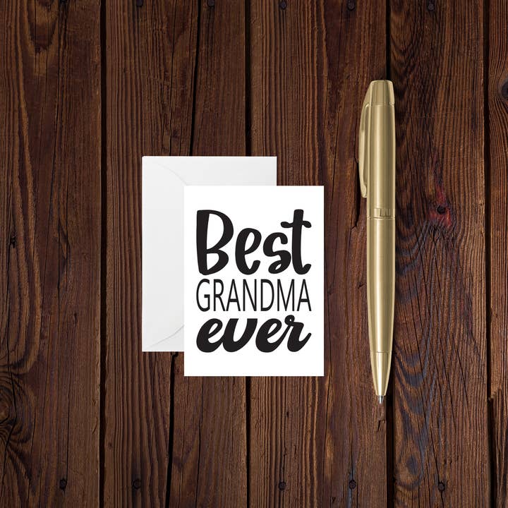 Corksee - Wholesale Mother's Day Card - Best Grandma Ever | Enclosure Card