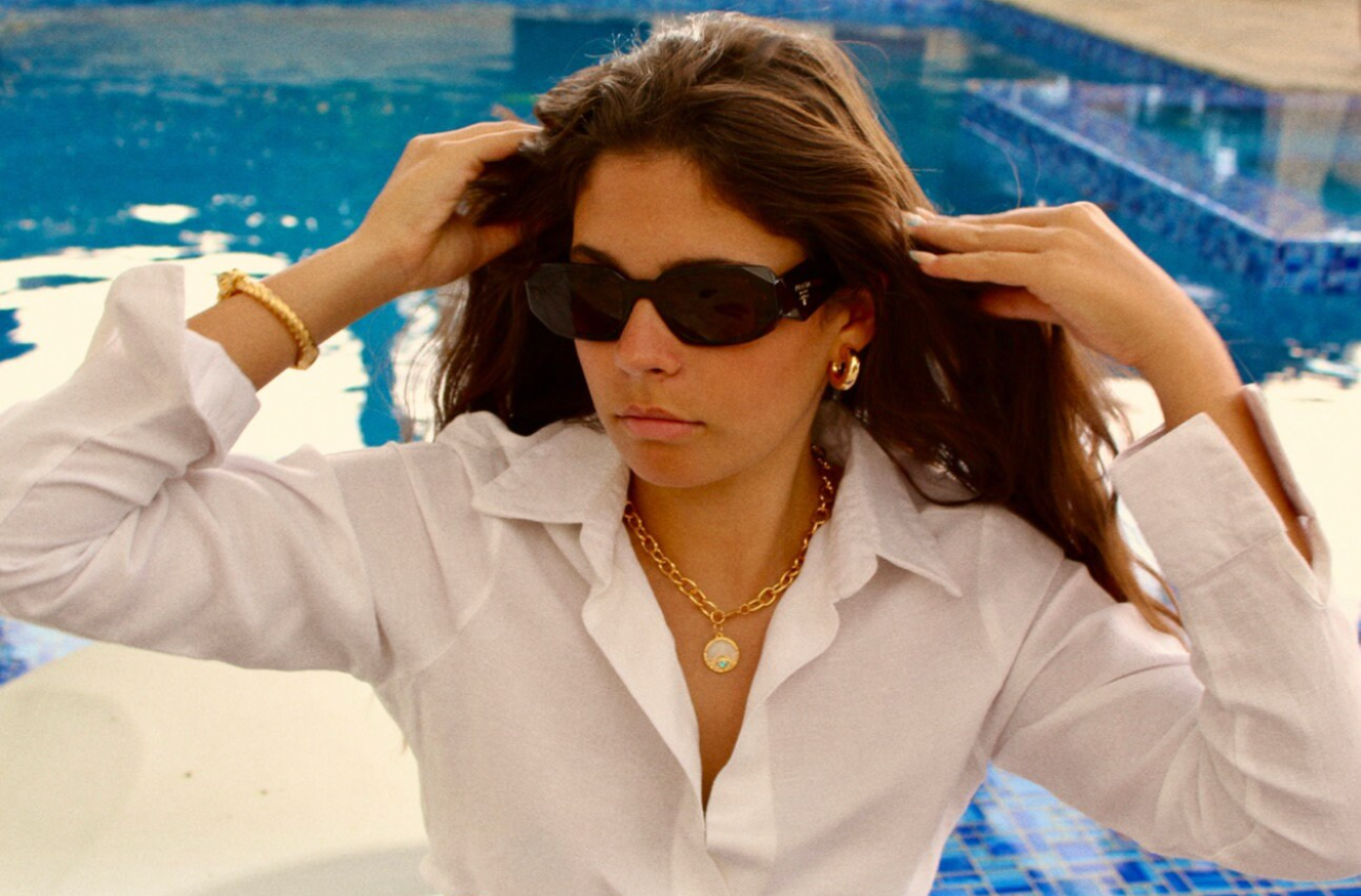 The Views & Co - Wholesale Pendant/Charm Necklace - Protection Talisman Statement Evil Eye Chunky Oval Link Necklace3