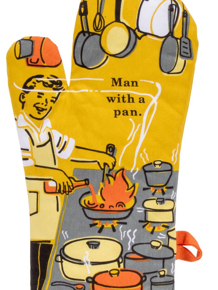 Man With A Pan Oven Mitt for wholesale by Incognito