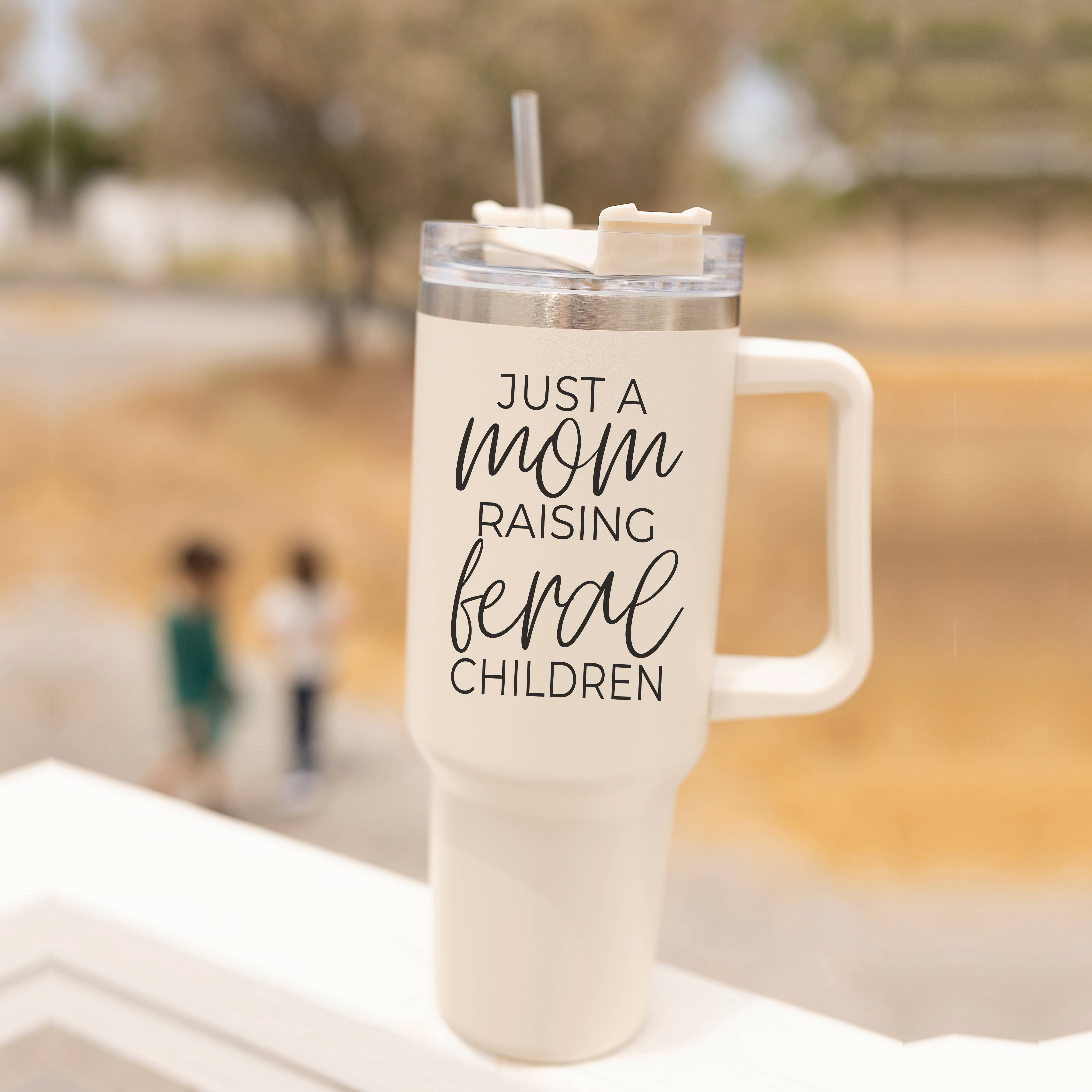 Gia Roma - Vendita all'ingrosso Bicchiere/tazza termica - Funny Mom Bicchiere regalo da 40 once con manici, tazze con coperchio25