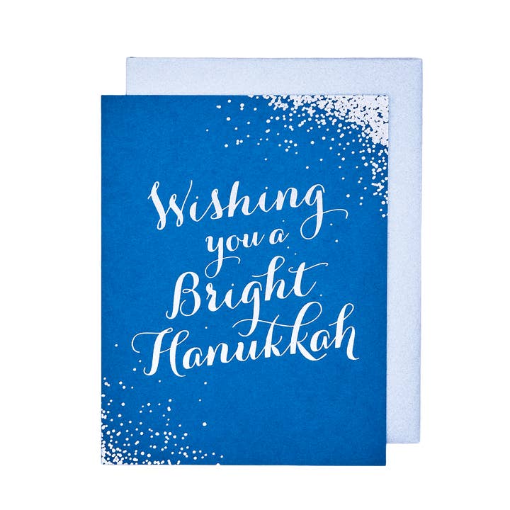 Bright Hanukkah Card for wholesale by The Social Type