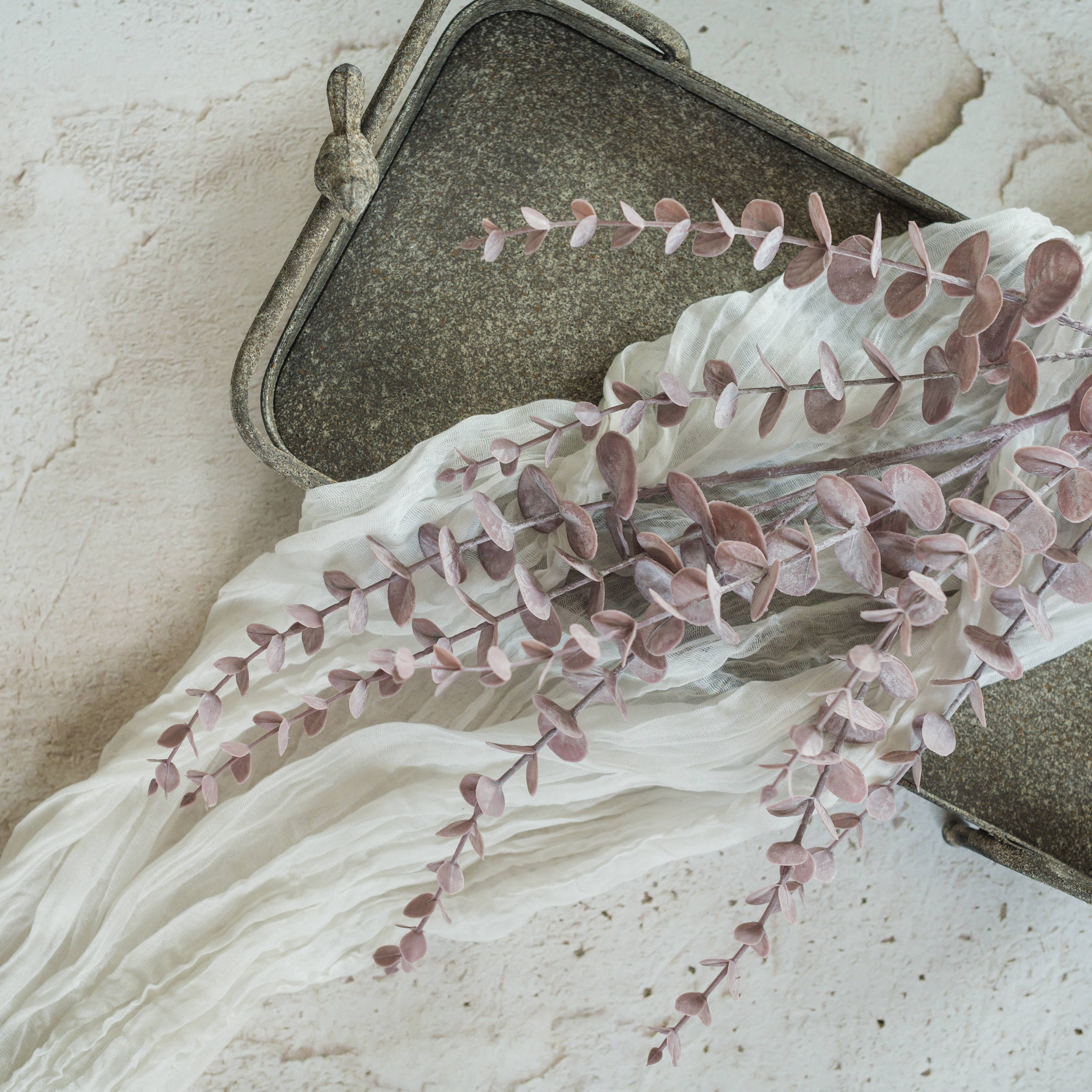 Ragon House - Wholesale Artificial Plant - 34" PURPLE EUCALYPTUS SPRAY0