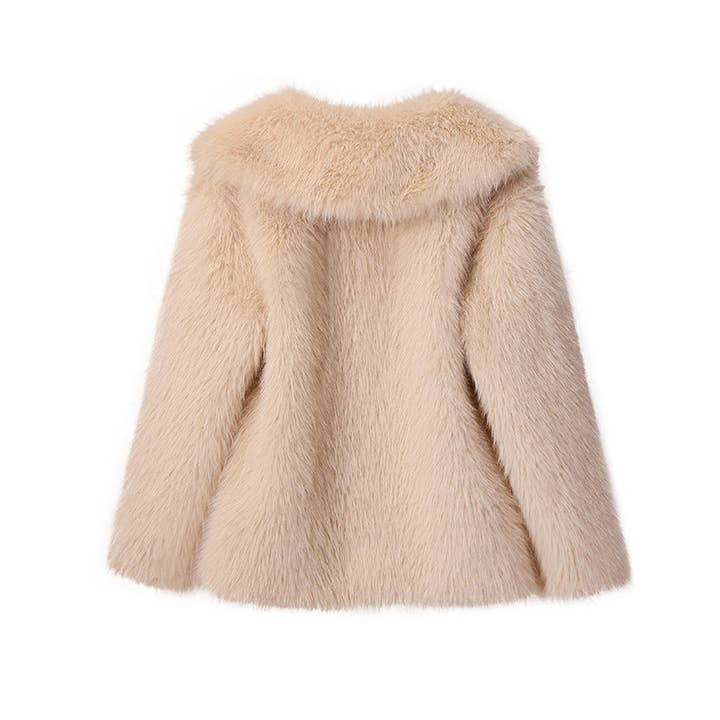 Marayn - Wholesale Fur/Faux Fur Coat - Women's - Chic Faux Fur Lapel Coat AutumnWinter Womens Style25