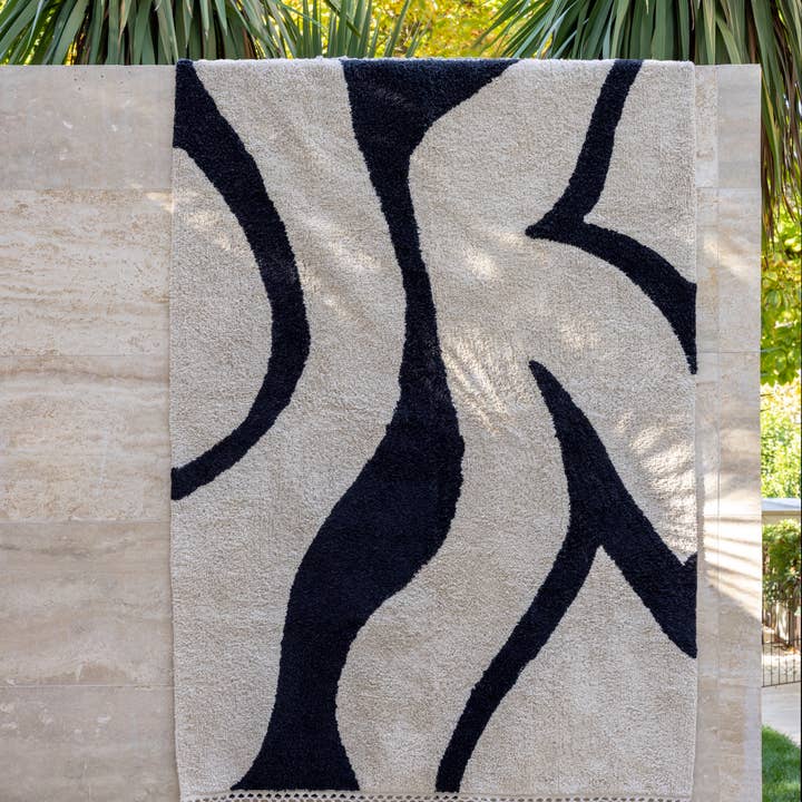 NOOR – Engroshandel Løst tæppe – RAJAI tæppe i 100 % genbrugt bomuld2