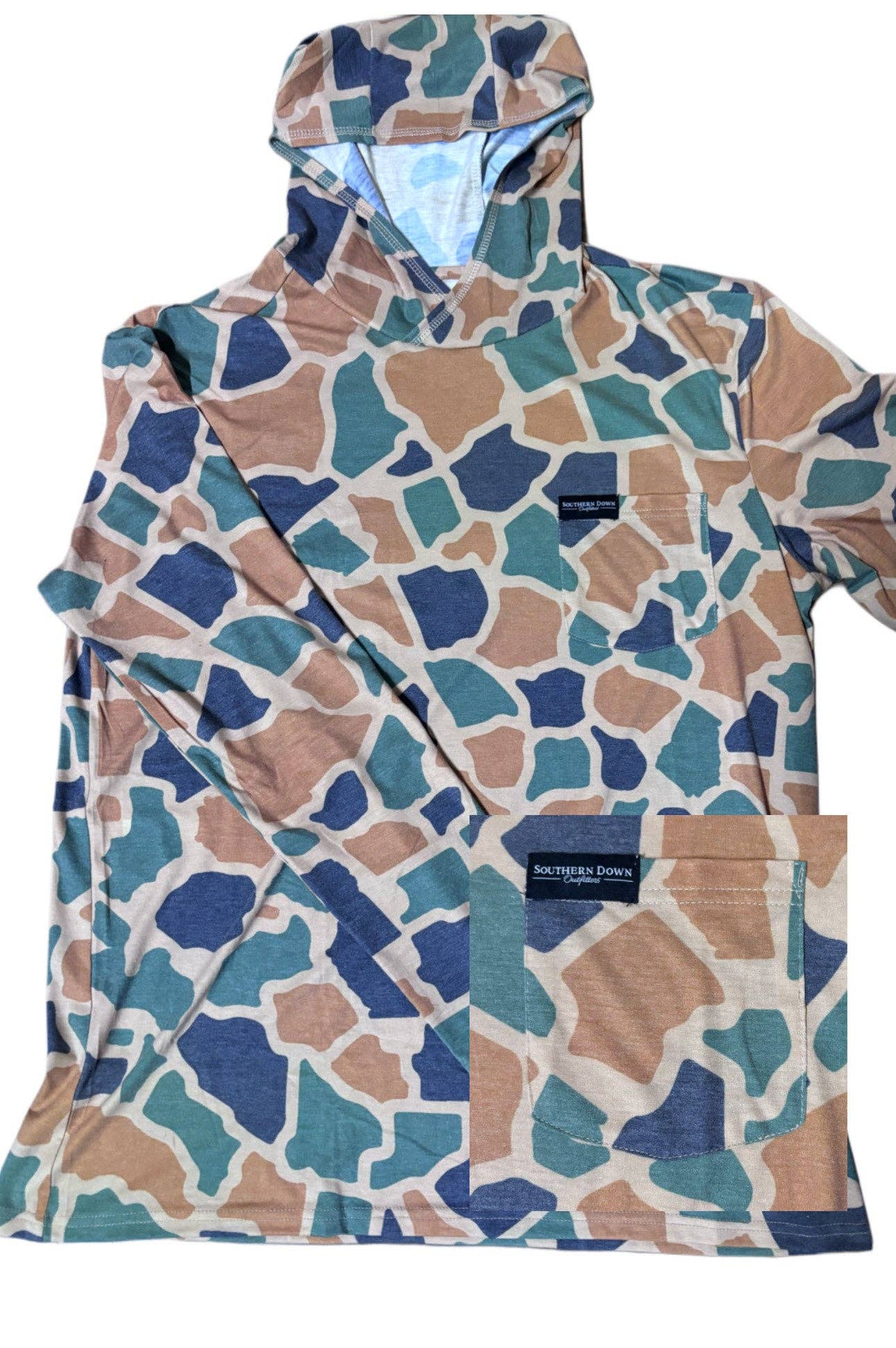 Southern Down Outfitters - Wholesale Hoodie - Unisex - Southern Down Outfitters County Camo Hoodie