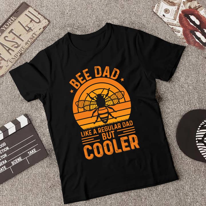 Bee Dad Like A Regular Dad But Cooler Vintage Shirt for wholesale by EagleAceApparel