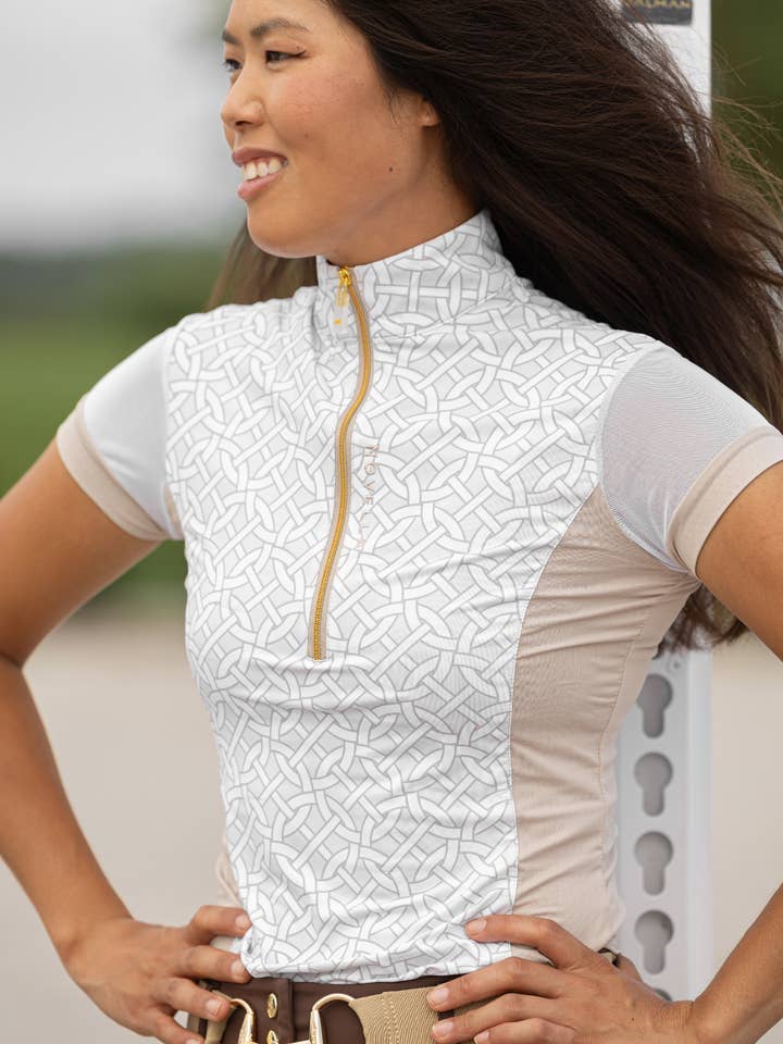 The Quil. (Short Sleeve) for wholesale by Novella Equestrian