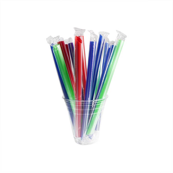 EcoQuality - Wholesale Drinking Straw - Straws Extra Wide, Bubble Tea Drinking Straws for Smoothies