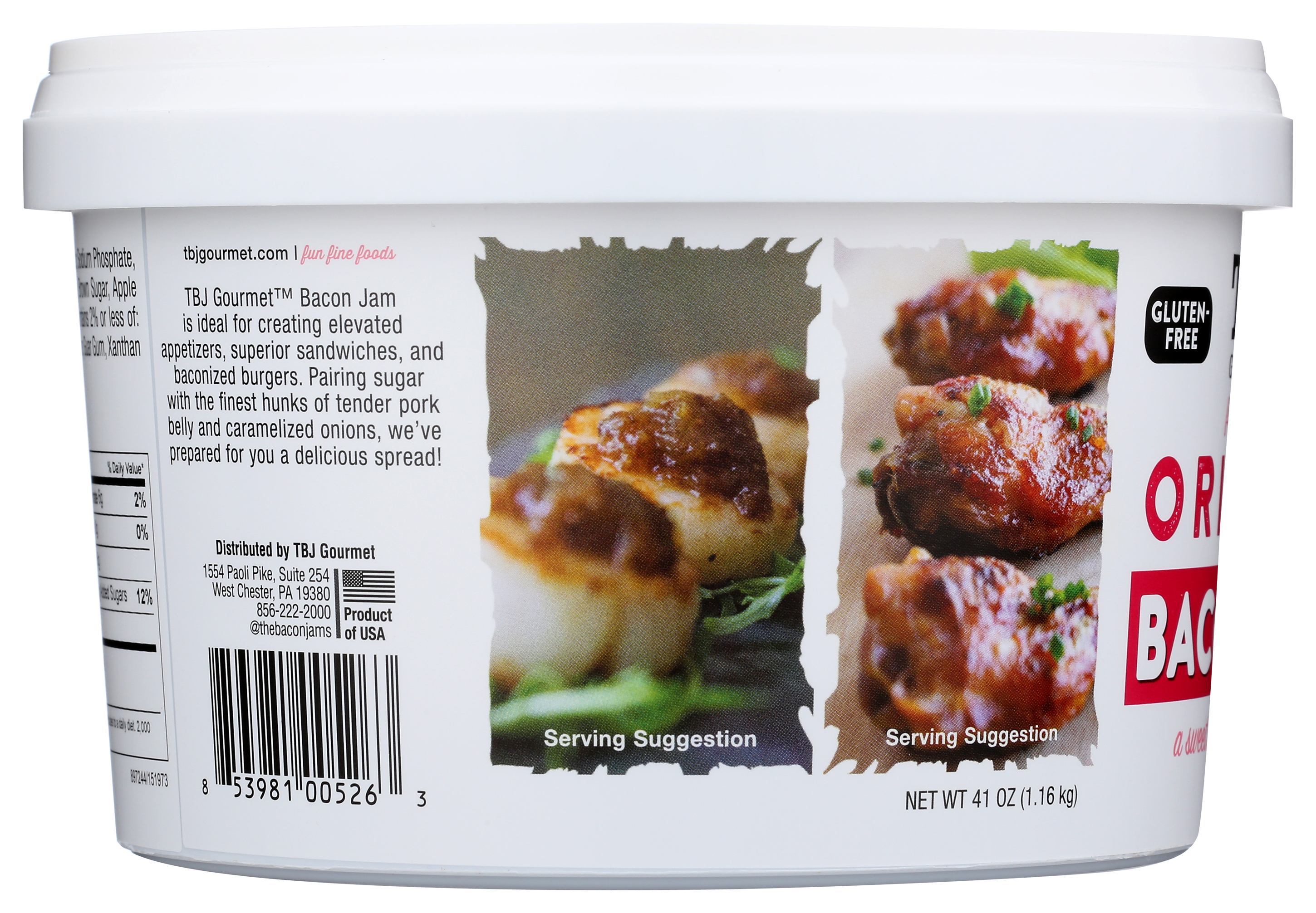 TBJ Gourmet - Wholesale Jam/Jelly - PRODUCT ORIGINAL BACON JAM 41OZ CUP3