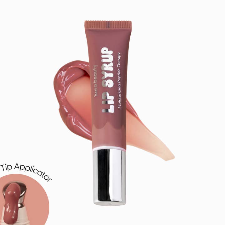 Kara Beauty - Wholesale Lip Gloss - Lip Syrup Moisturizing Peptide Therapy Lip Gloss Mauve Berry0