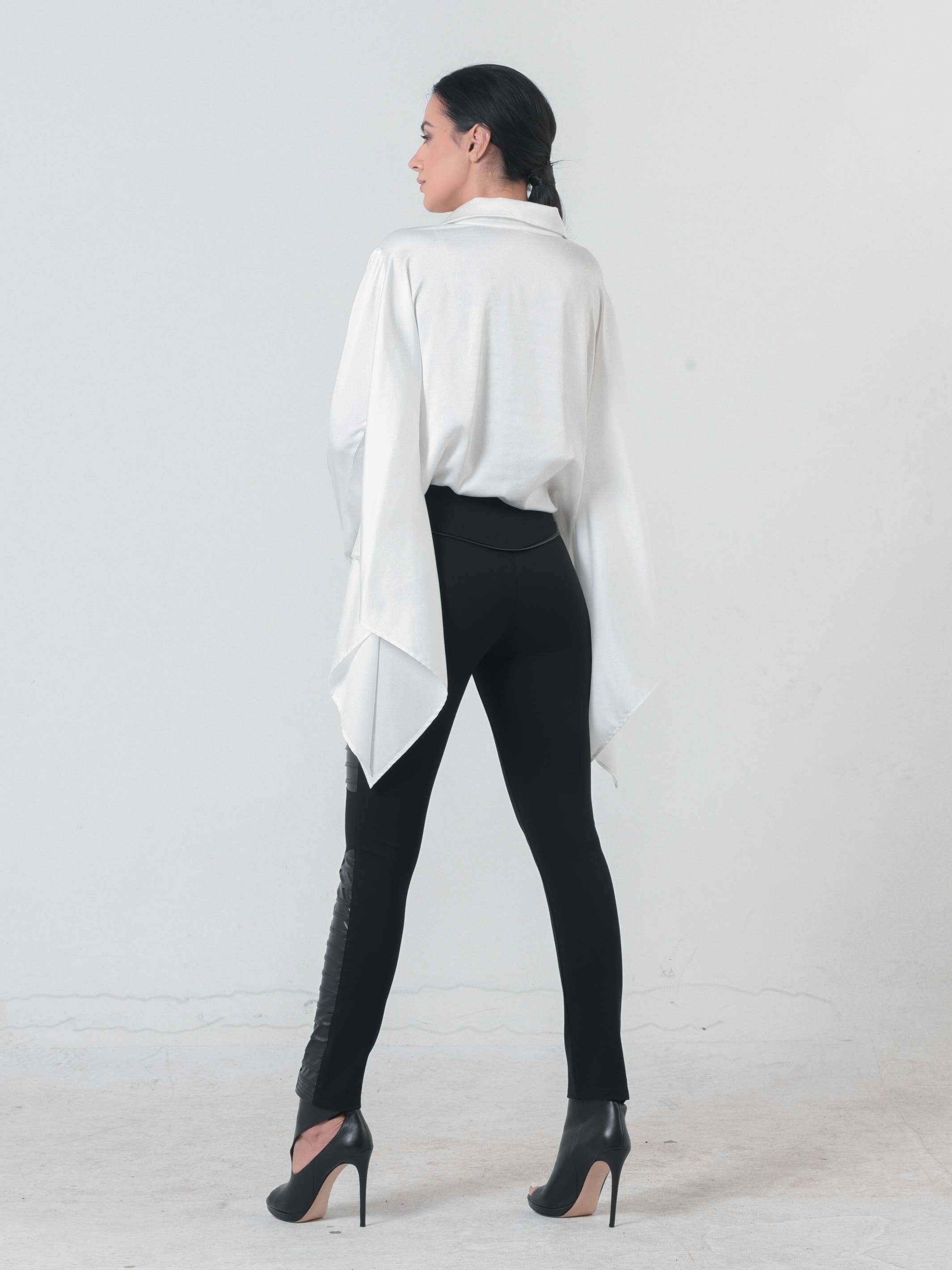 Metamorphoza - Wholesale Pants - Women's - Extravagant Pants with Leather3