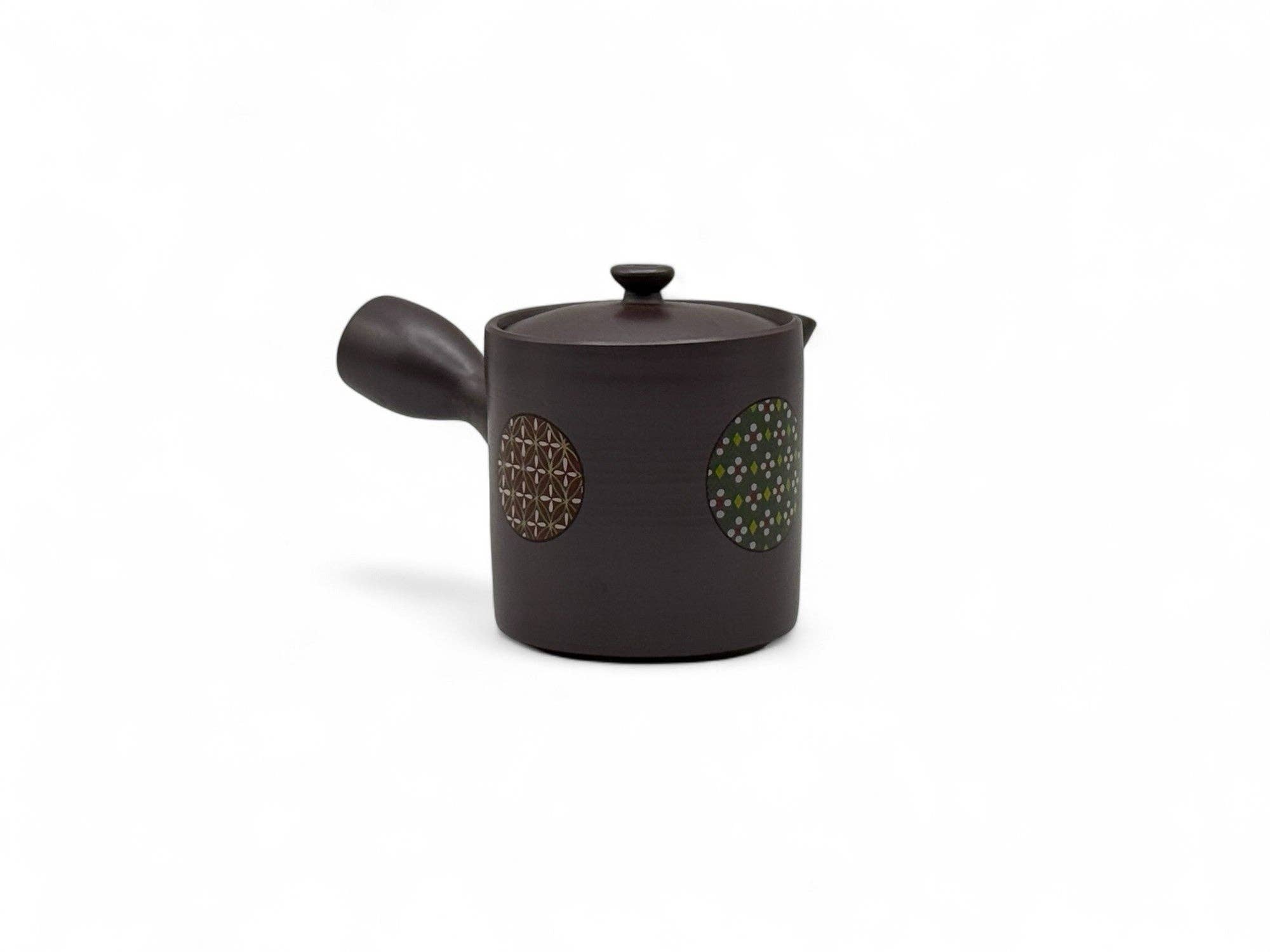 Inoue Tea - Wholesale Tea Pot - Kiritate Yuzen Banko-yaki Mini Kyusu - Japanese Mini Teapot5