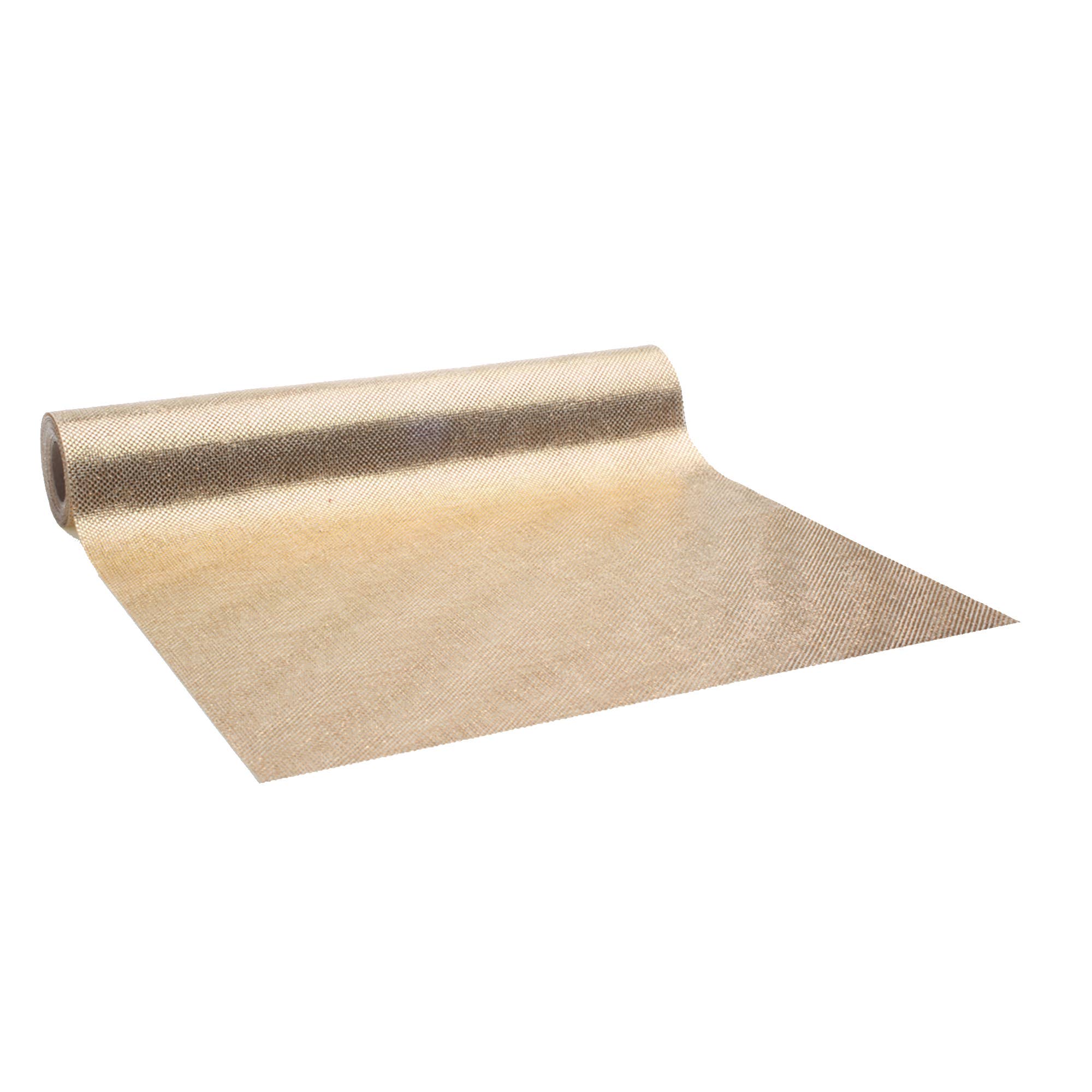 Vosteen - Vente Bibelots/décorations d'extérieur - Tissu décoratif Metalino W28cm, L2, 5m, doré0