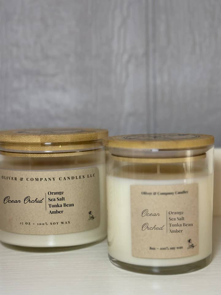 Ocean Orchid for wholesale by Oliver & Company Candles