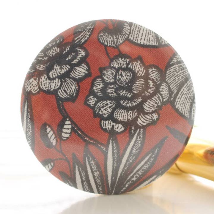 Bella Tropical Terra pocket mirror for wholesale by Sabrina Trefle