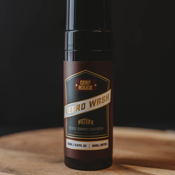 Historic Brands - Vente Lotions/shampoings pour la barbe - Savon moussant pour barbe | Cerf Rouge