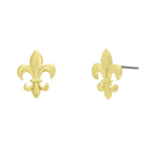 Morana - Venta al por mayor Pendientes de botón/aretes de poste - Pendientes flor de lis2