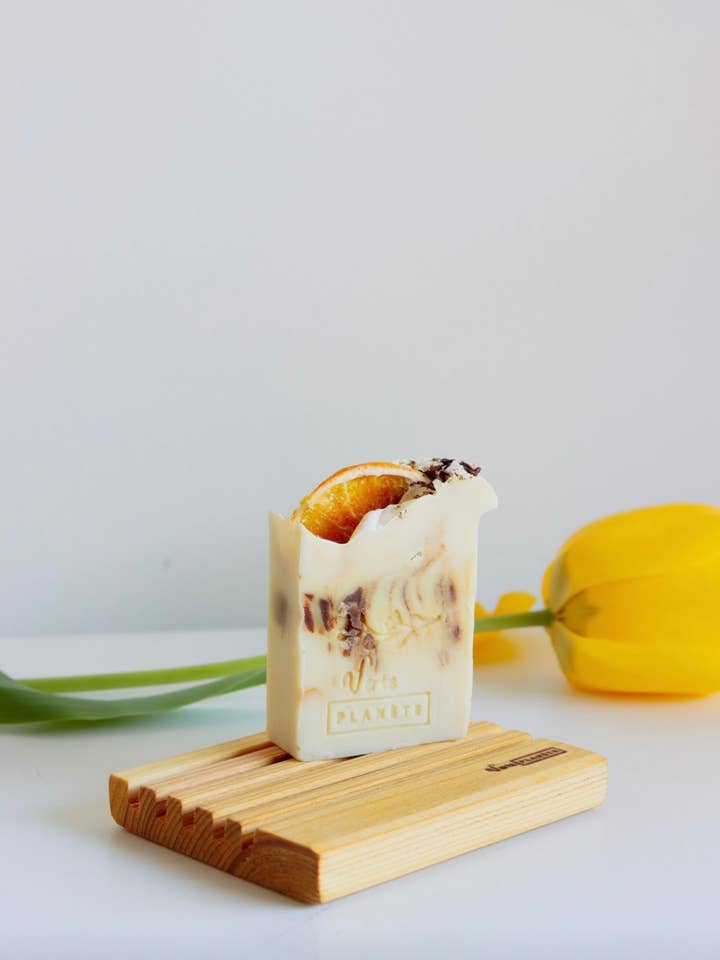 Porte-savon de madera de cedro para venta al por mayor de Zarits Verte Planète