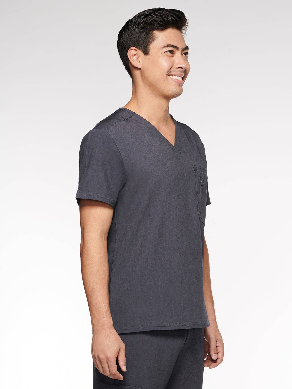 Aura Naturale - Venta al por mayor Uniforme de sanidad - Hombre - Caspian Hombre Clásico Cuello en V con 4 Bolsillos Blusa de Uniforme Médico (95001)6