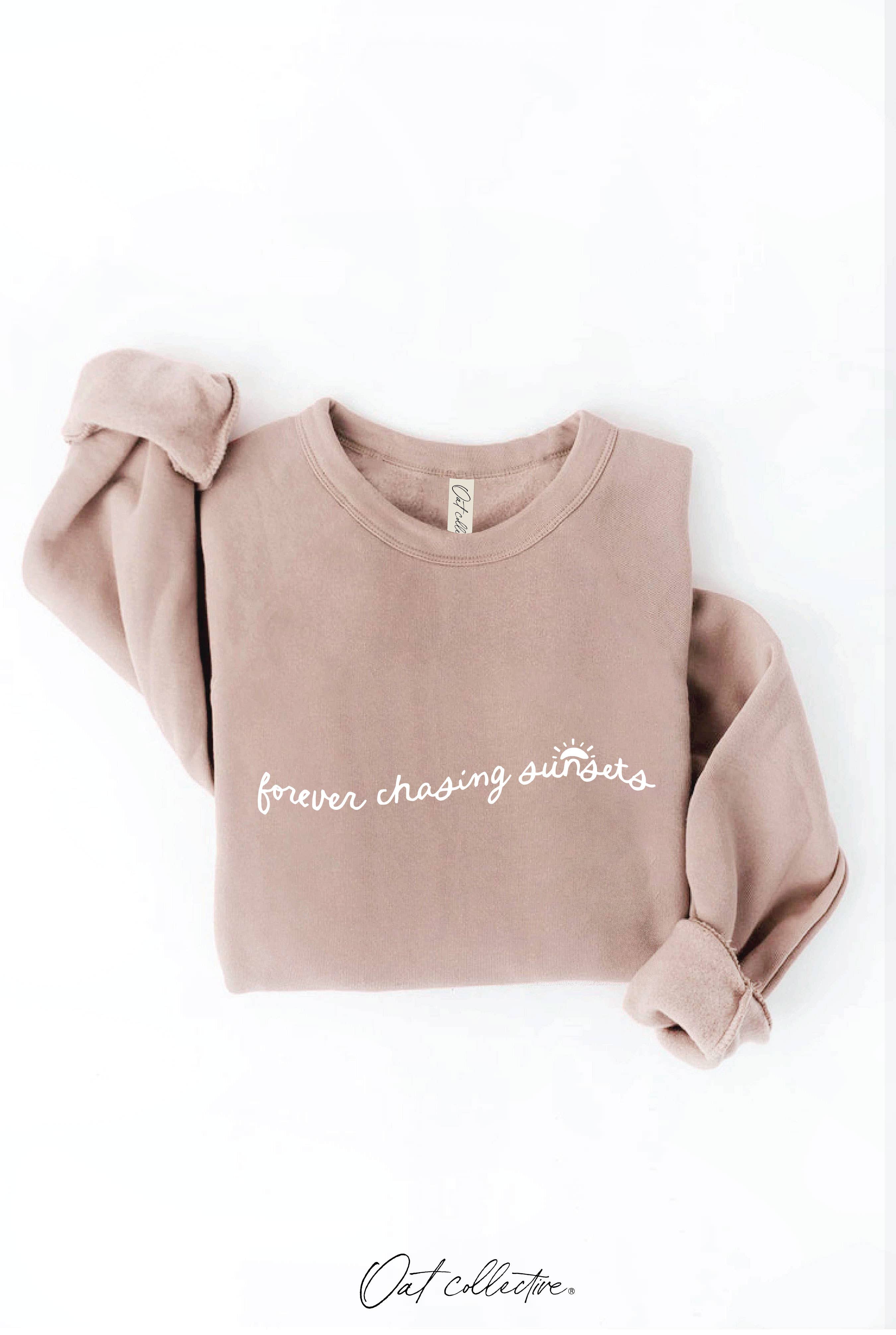 OAT COLLECTIVE - Wholesale Graphic Sweatshirt - Women's - FOREVER CHASING SUNSETS  Graphic Sweatshirt8