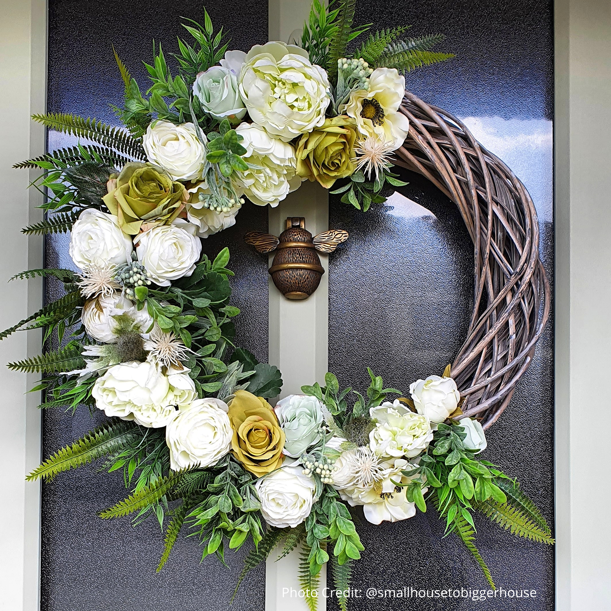 Brass bee - Wholesale Deurkruk/knop - Messing Bumble Bee deurklopper - antieke koperen afwerking8