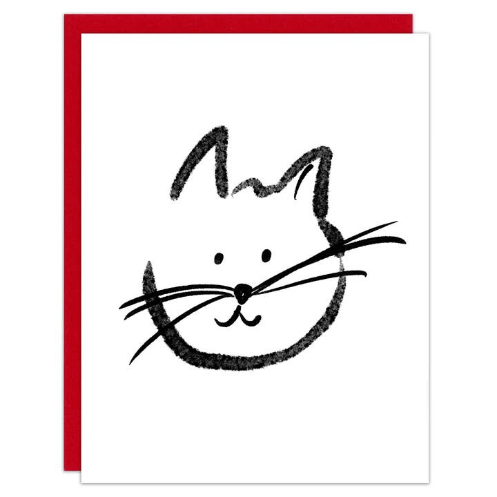 Happy Kitty Greeting Card for wholesale by Dreaming of View