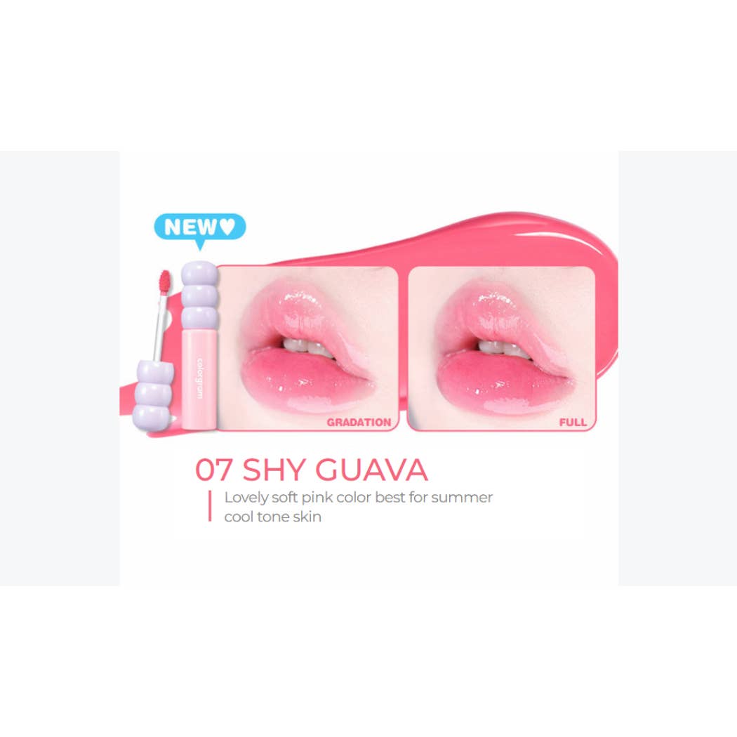 Best Beauty Group - Wholesale Lip Stain/Dye/Tint - COLORGRAM Fruity Glass Tint Lip Gloss4