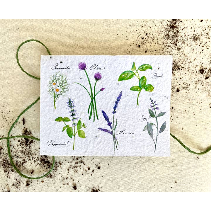 Herb Garden Plantable Seed Card and other Purchase Wholesale edens garden. Free Returns & Net 60 Terms on Faire trending on Faire.