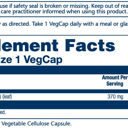 Solaray - Wholesale Oral Supplement/Vitamin - Damiana Leaf 370mg1