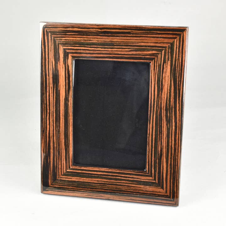 Macassar Ebony Inlay with Lacquer Picture Frame for wholesale by Pacific Connections