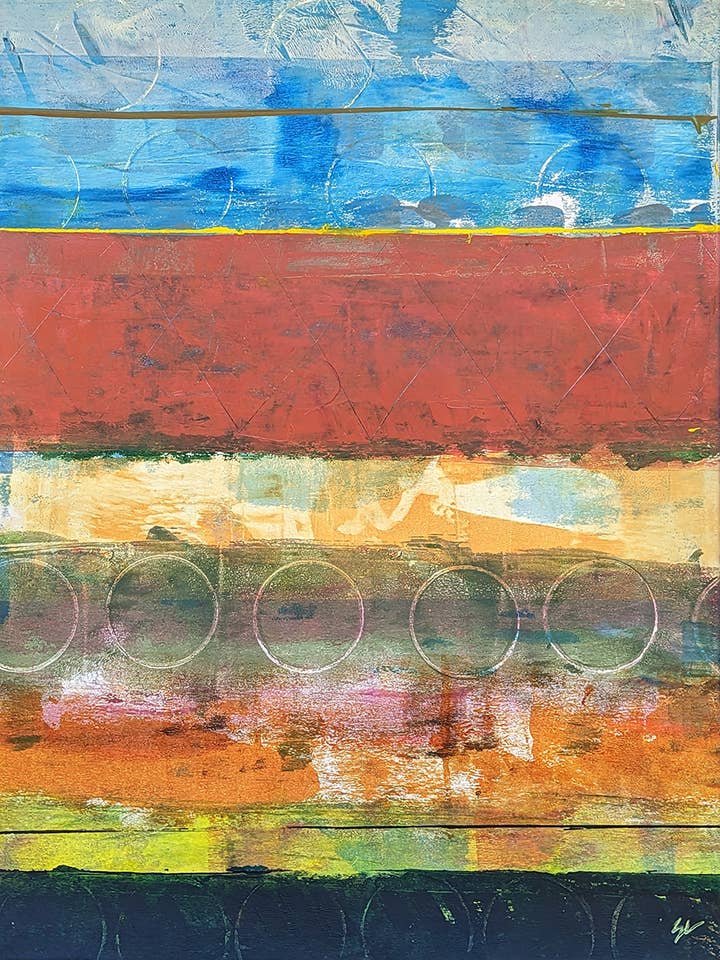 Nagez dans ce que vous aimez - Impression d'art abstrait pour la vente par Driftwood Gallery