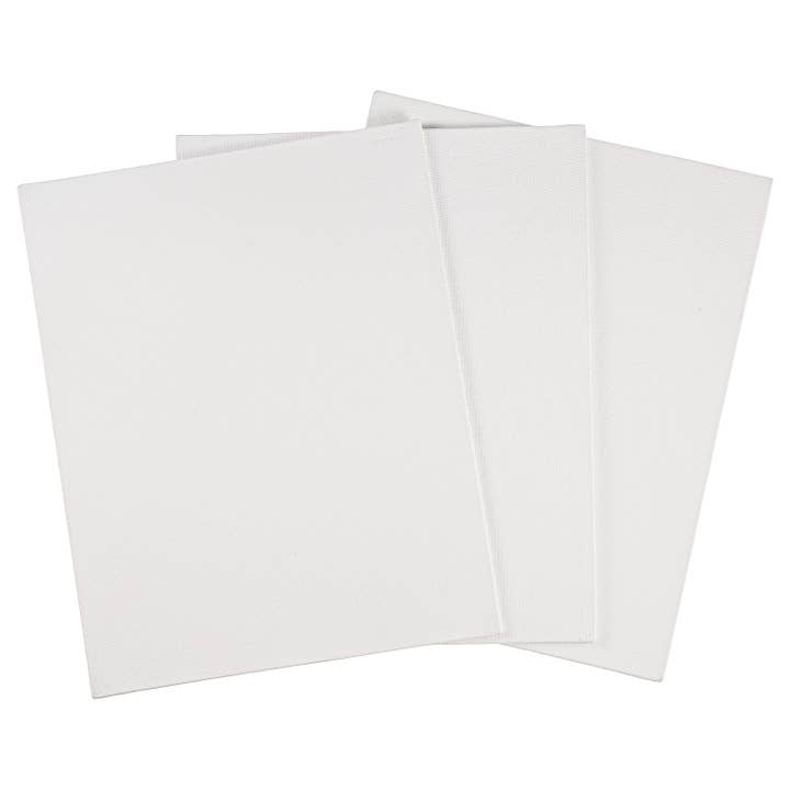 MacPherson's - Wholesale Blank Canvas - FREDRIX Artist Series Primed Canvas Panels 5x7 3-pack