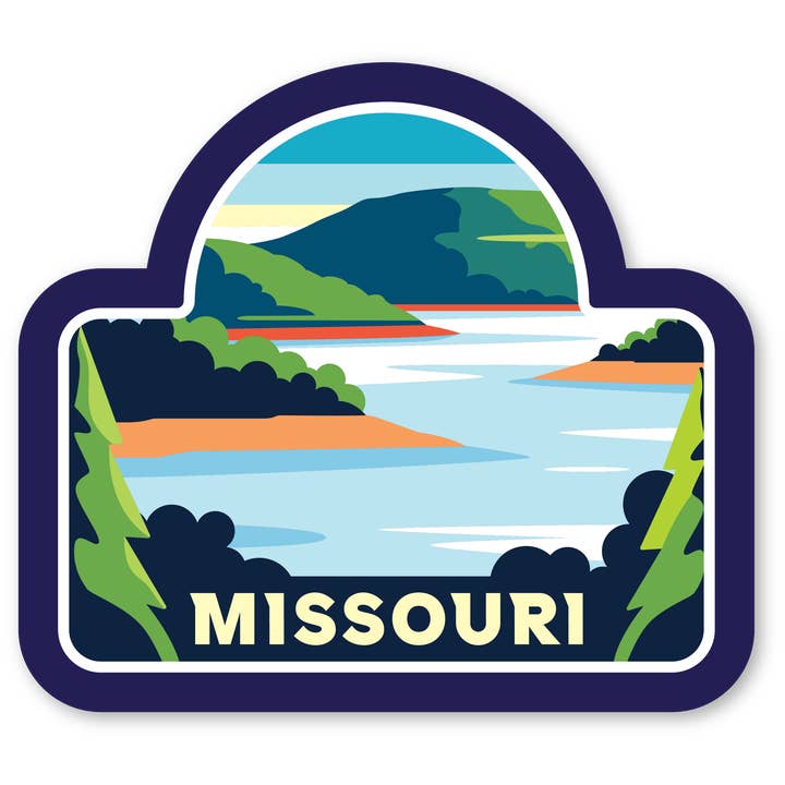 Desk Ornament - Misssouri State Badge for wholesale by Morris Magnets