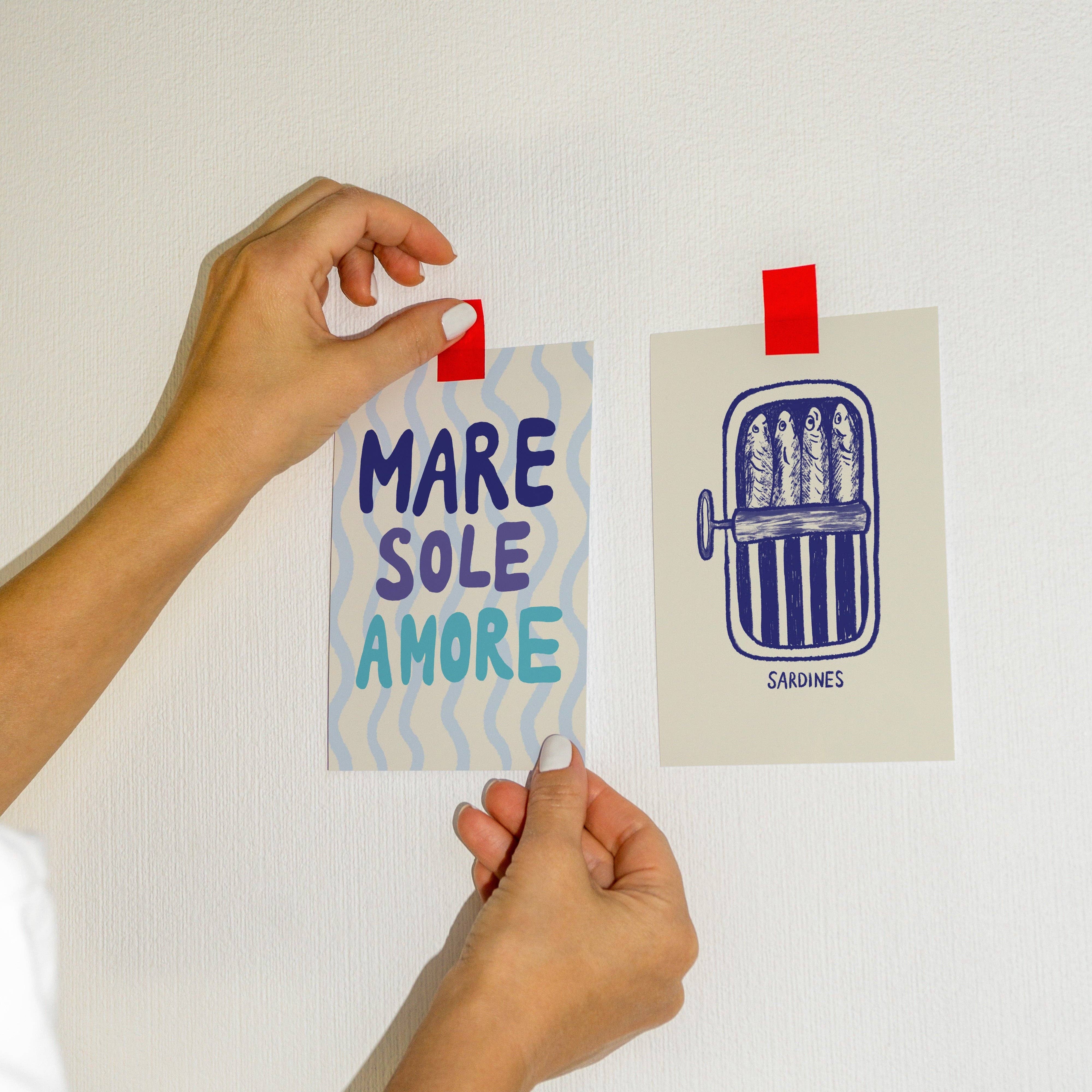 Studio Dolci - Vente Cartes postales - Carte postale sardines3