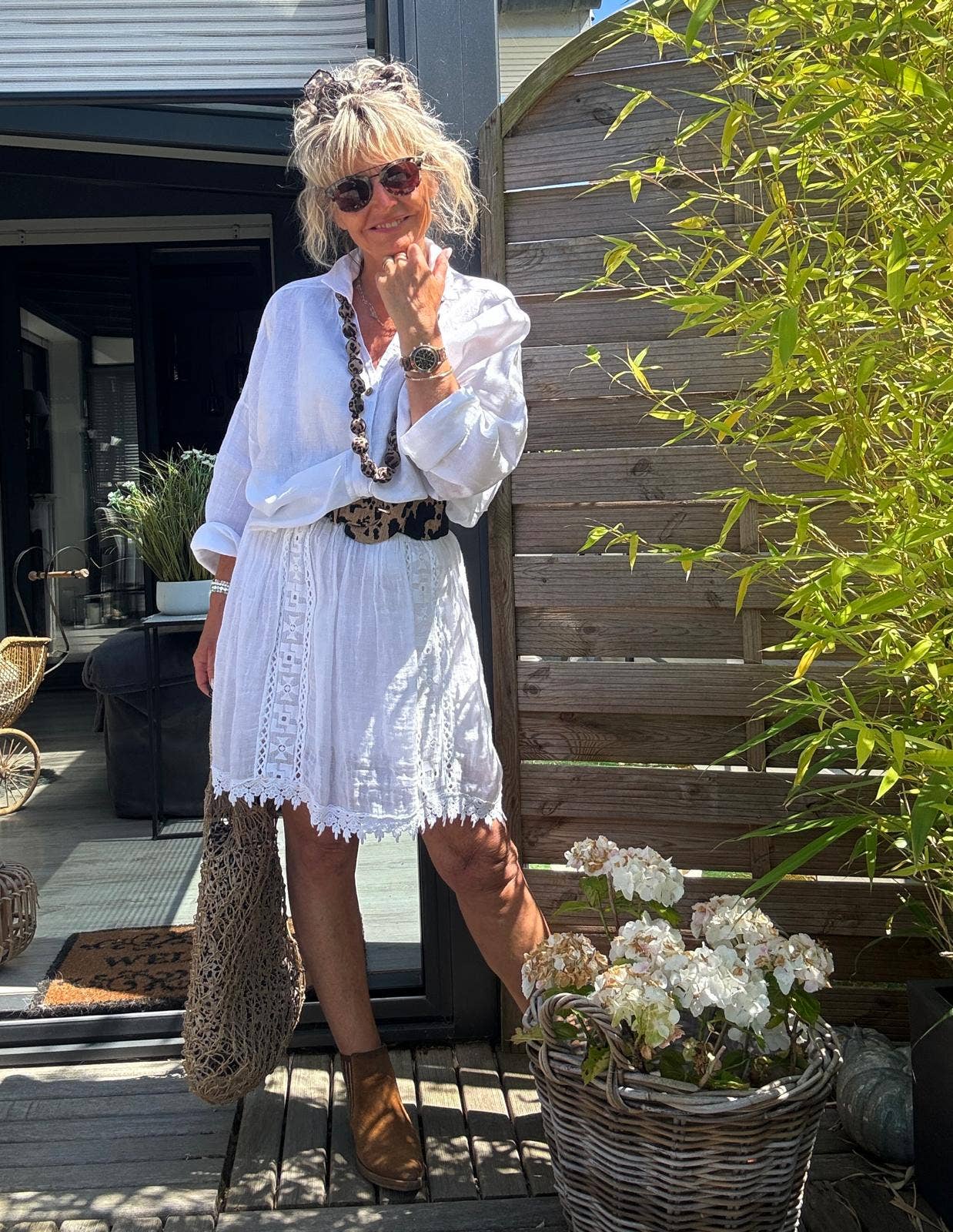 LINEN & COTTON HOUSE - Vente Chemise à col boutonné – femme - CHEMISE EN LIN. 48902 NINA31