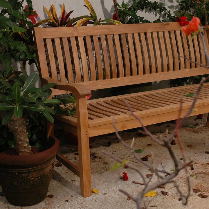 Del-Amo 3-Seater Bench for wholesale by Anderson Teak
