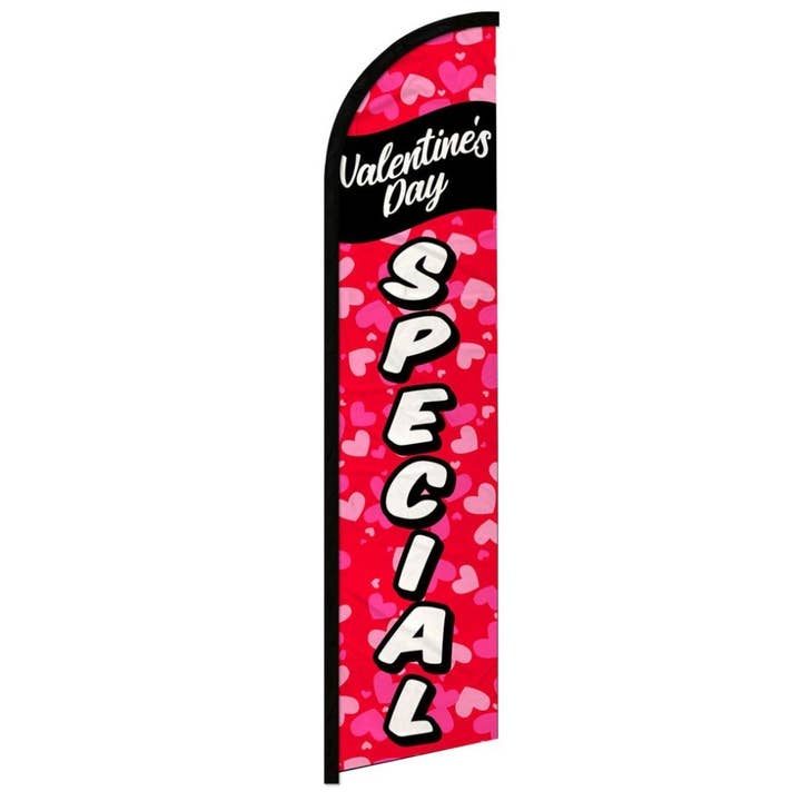 Valentine's Day Special Windless Banner Flag for wholesale by Flags Importer