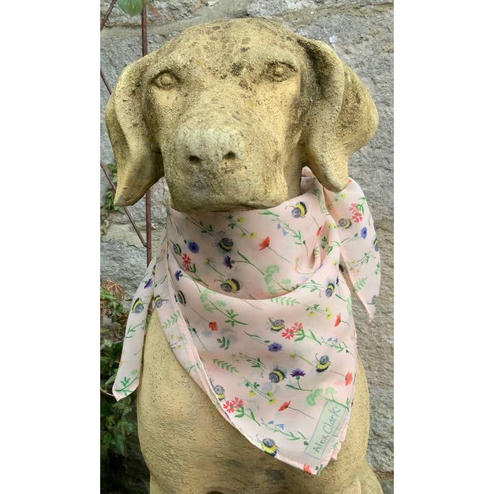 Bier og blomster firkantet tørklæde for engroshandel hos Alex Clark Art