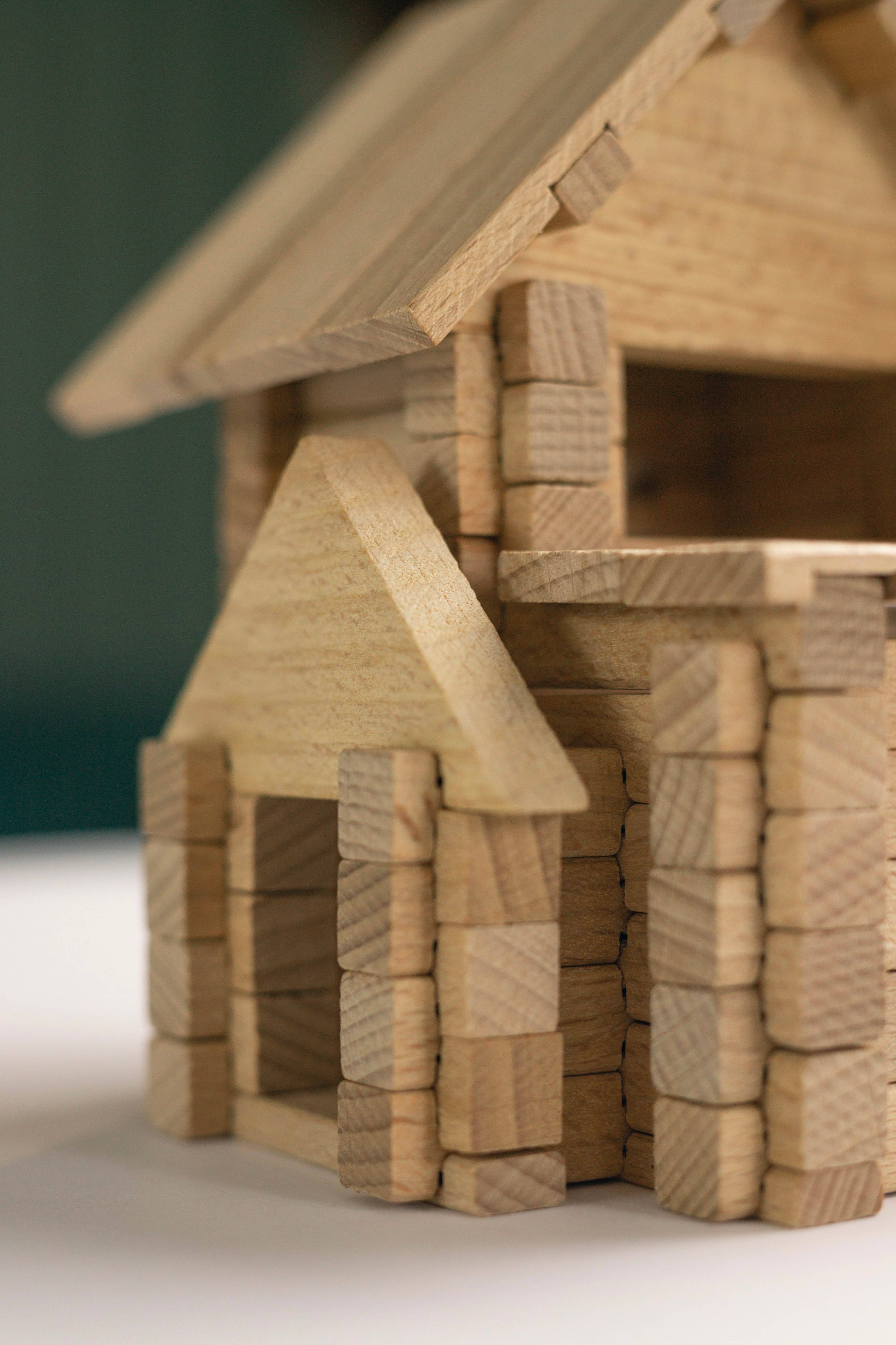 Fainotoys - Wholesale Wood Toy - Kids - Igroteco Wooden House with Garage — Made in Ukraine1