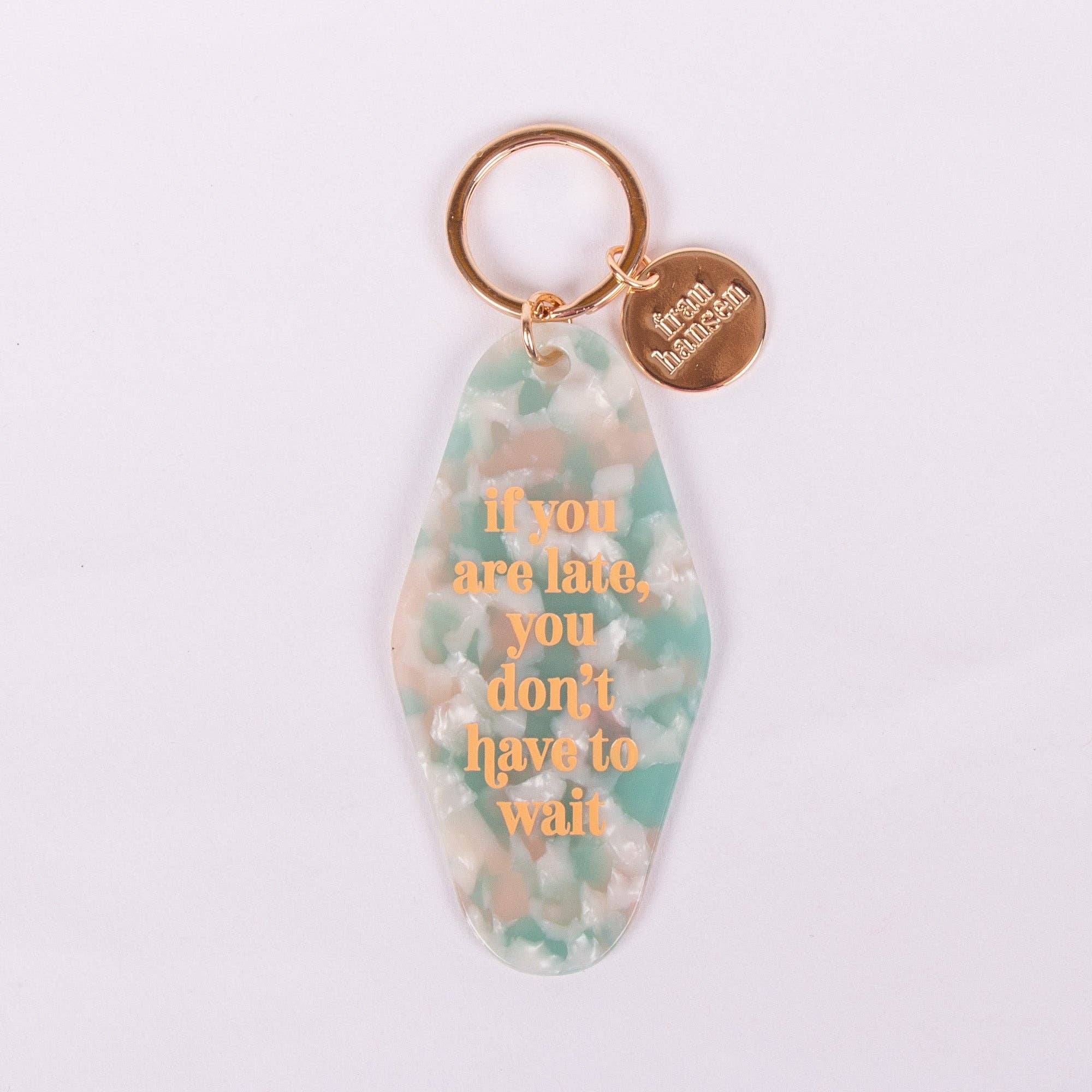 Frau Hansen - Wholesale Keychain - Women's - Keychain If You Are Late (Pack of 6)0