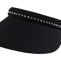 Marilyn Crystal Visor for wholesale by dolly mama designs, inc